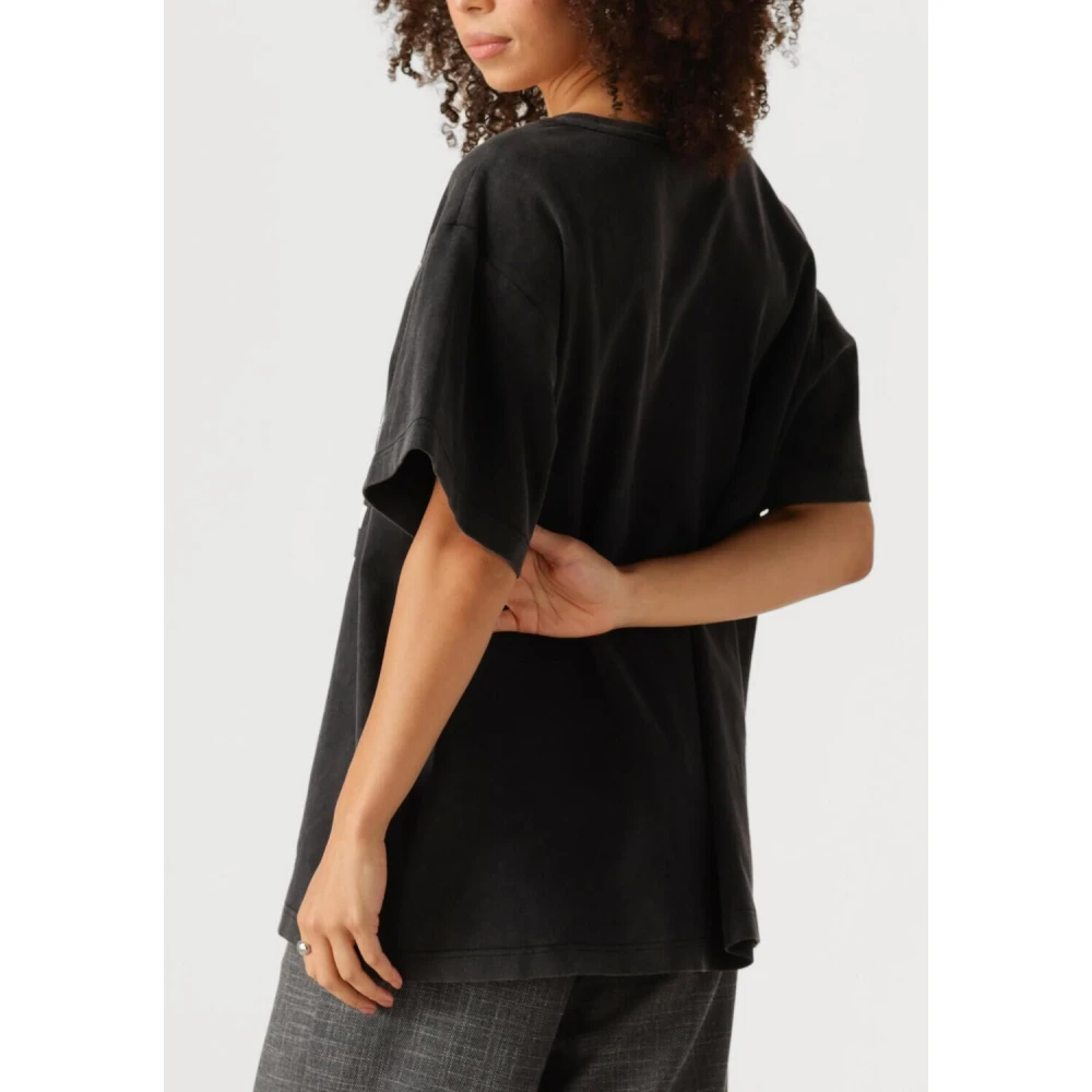 Copenhagen Muse Zwart Logo Tee Dames Tops Black Dames