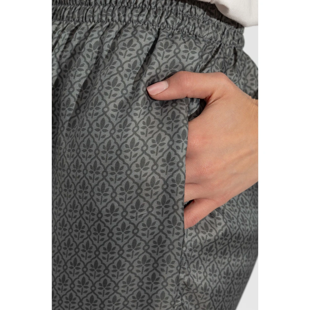 Golden Goose Gestreepte loszittende broek Gray Dames