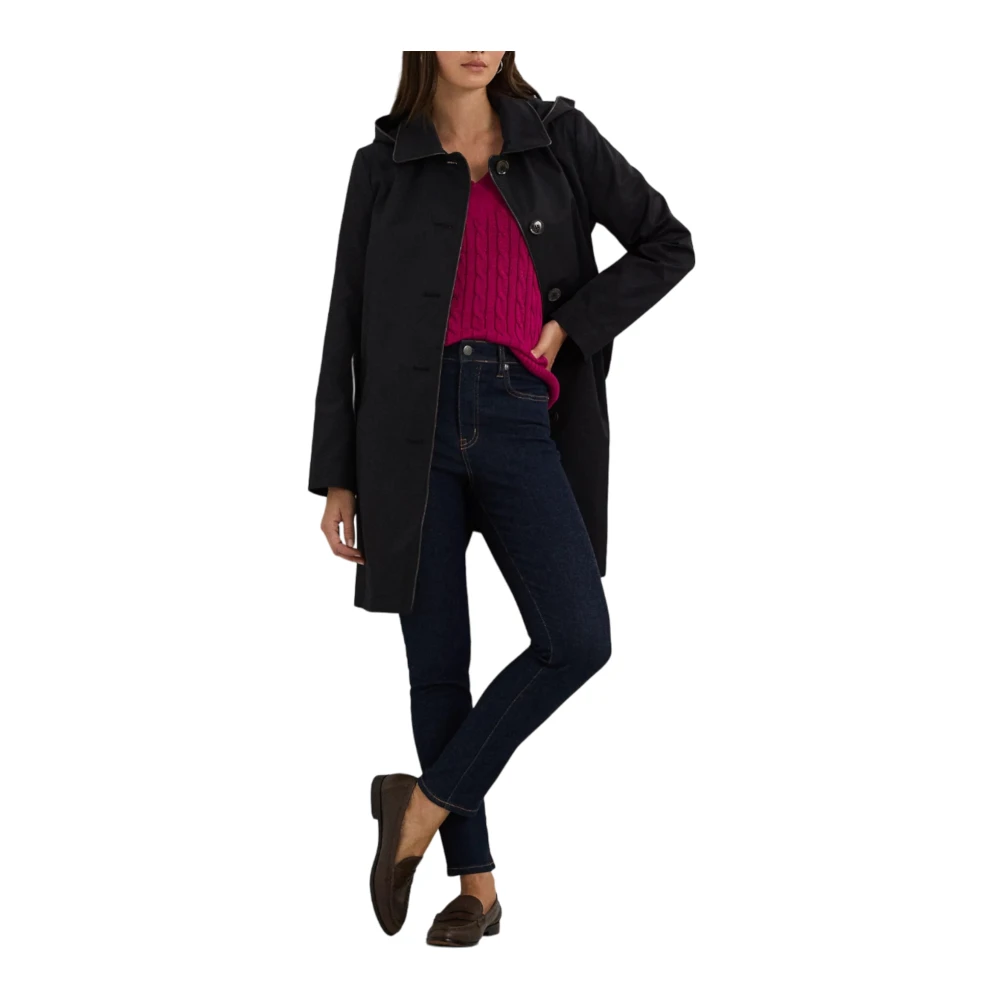 Ralph Lauren Enkelrijige Jas Blue Dames