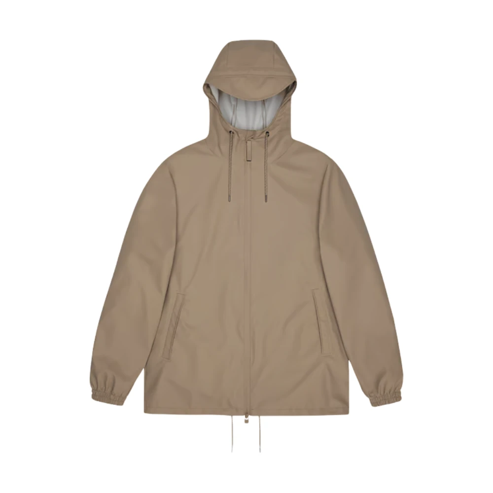 Rains Unisex Beige Light Jackets, L, Storm Breaker Jacket