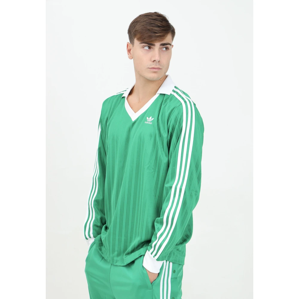adidas Originals Groene Voetbal Sweater met Lange Mouwen Green Heren