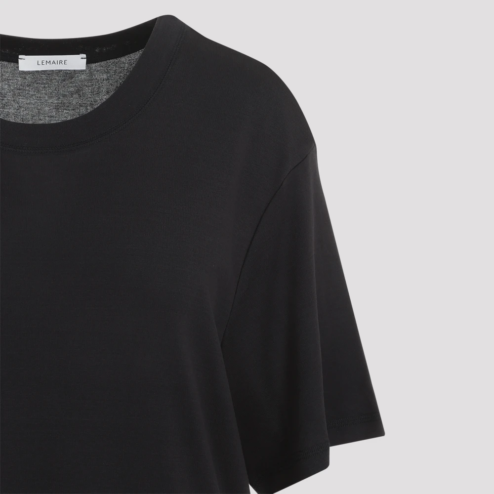 Lemaire Blauwe Katoenen Jurk Black Dames
