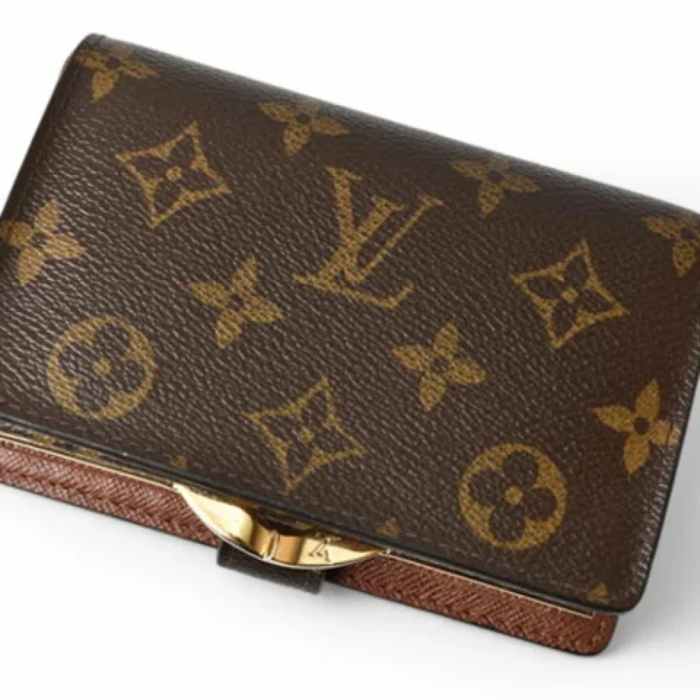 Louis Vuitton Vintage Pre-owned Canvas wallets Brown Dames