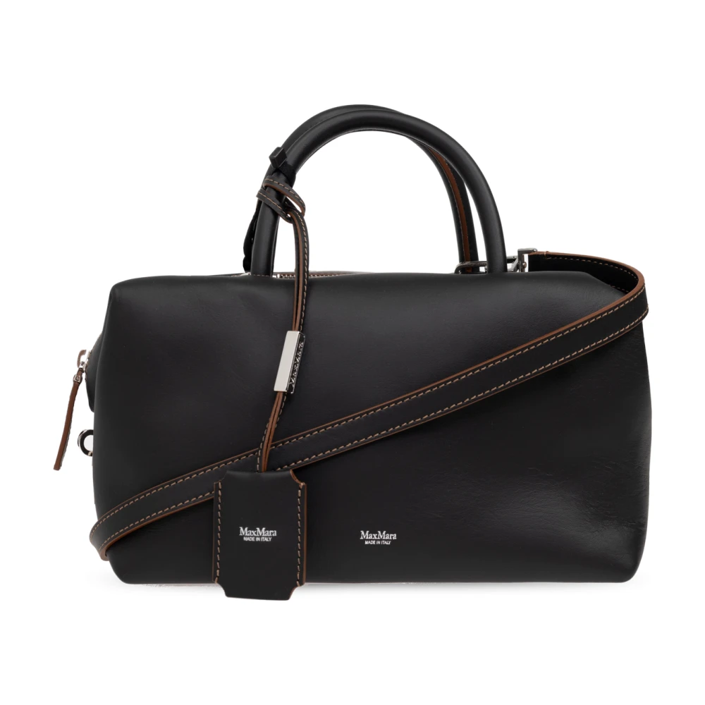 Max Mara Schoudertas Holdallm Black Dames
