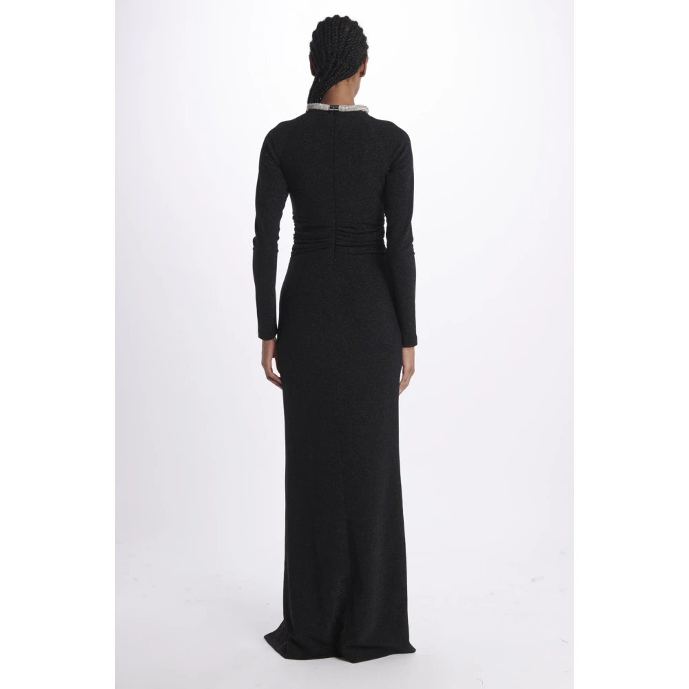 Rebecca Vallance Zwarte jurk met ketting Black Dames