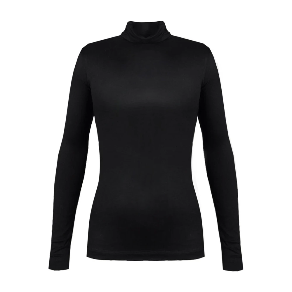 La Haine Inside Us Hoogwaardige lange mouw blouse Black Dames