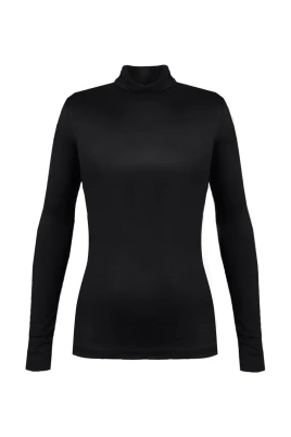 Högkvalitativ långärmad blus