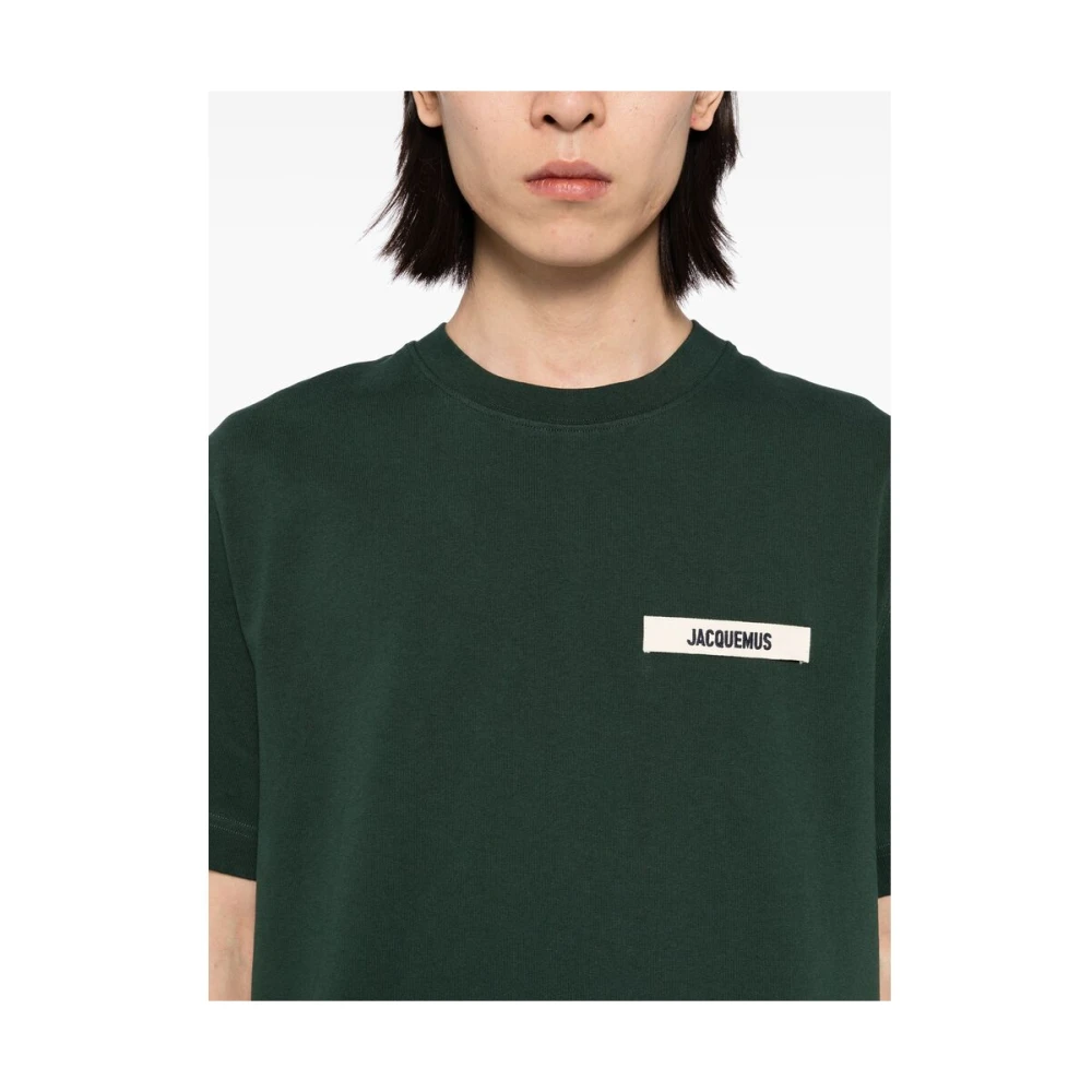Jacquemus Groen T-shirt voor mannen Green Heren