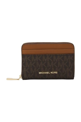 Jet Set Small Signature Logo Zip-Around Card Case