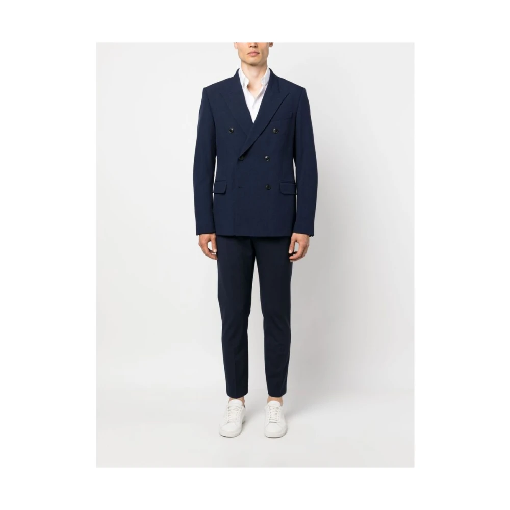 Pt01 Suit Trousers Blue Heren