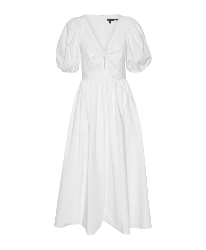 elegante-midi-jurk-met-pofmouwen