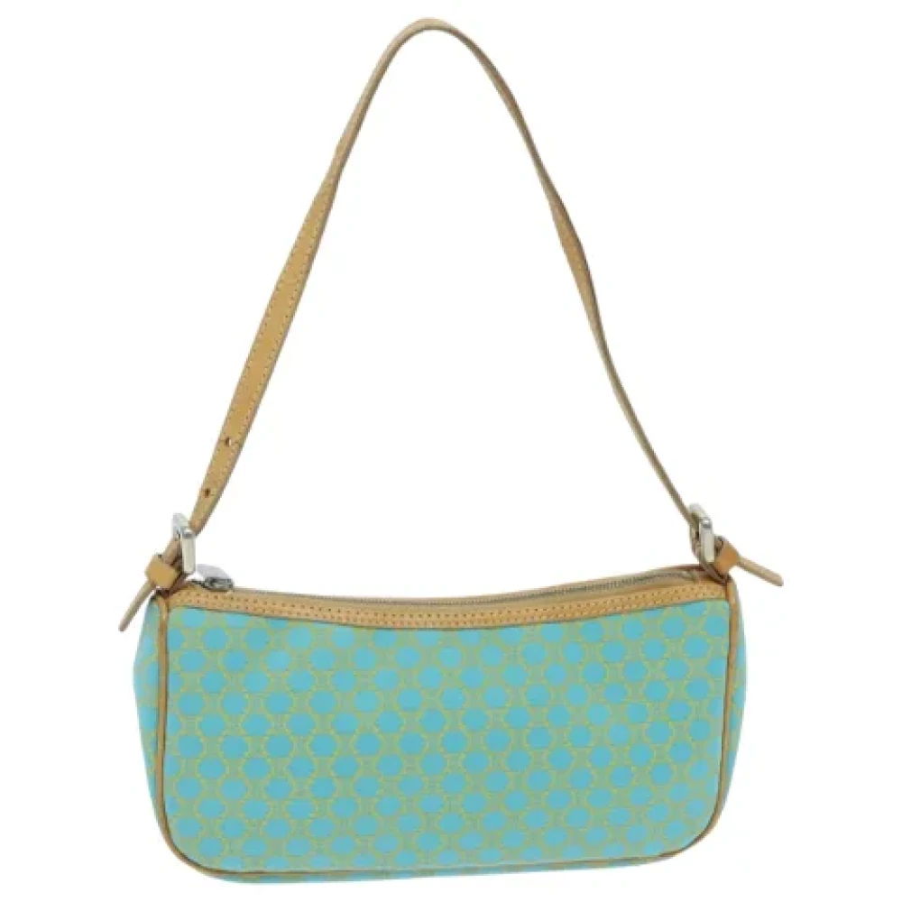 Celine Vintage Pre-owned Canvas celine-bags Blue Dames