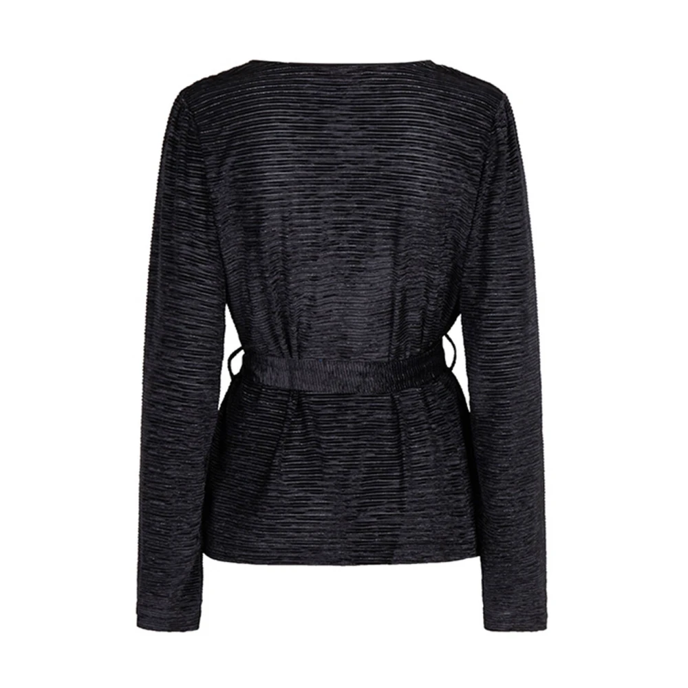 Lofty Manner Harley Lange Mouw Top Black Dames