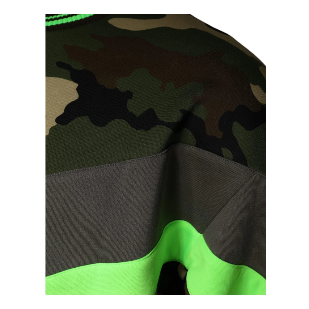 Dolce & Gabbana Camouflage Logo Pullover Sweatshirt Multicolor Heren