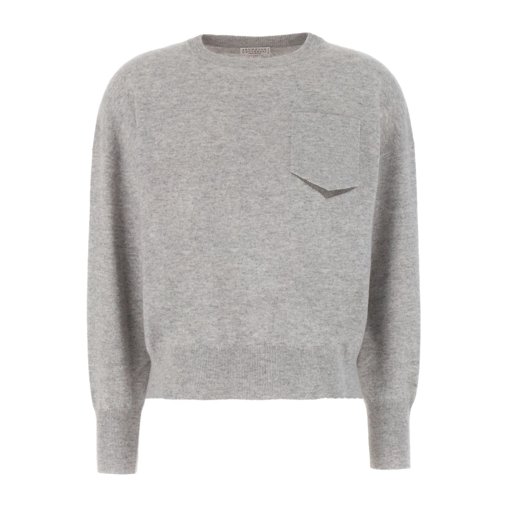 Knitwear > Round-neck Knitwear - - Brunello Cucinelli - Modalova