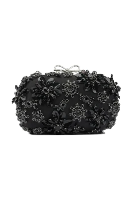 Floral Crystal Clutch