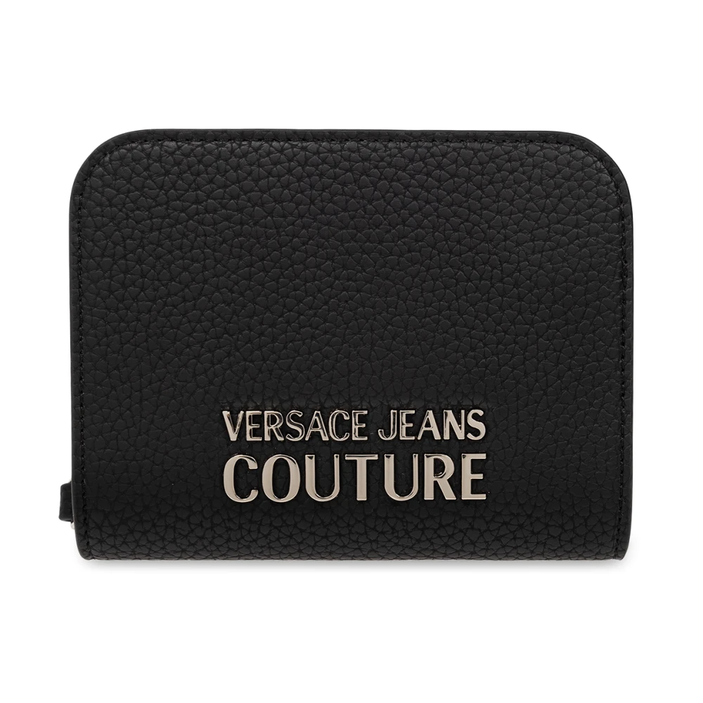 Versace Jeans Couture Zwarte Portemonnees Stijlvol Ontwerp Black Dames