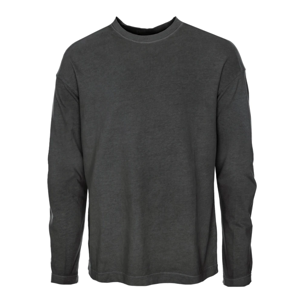 drykorn Lange Mouw Ronde Hals T-Shirt Gray Heren