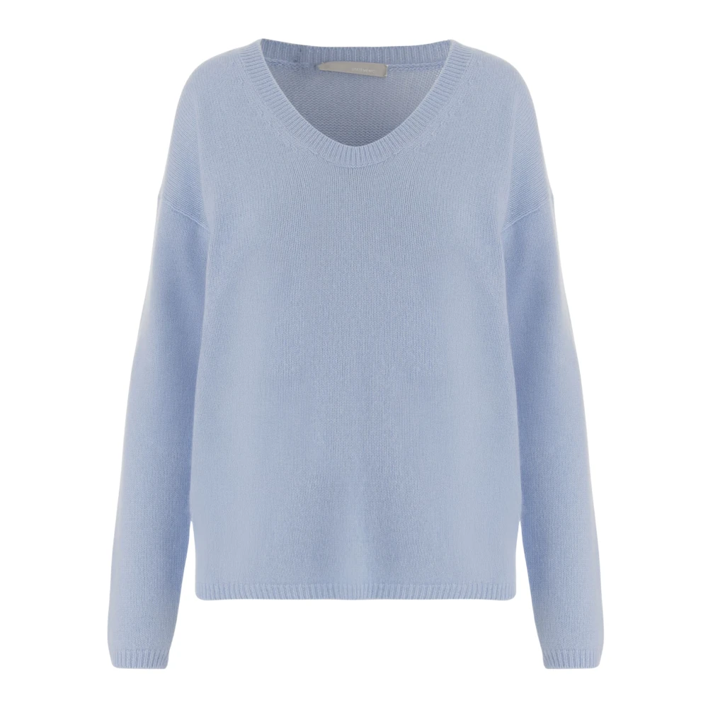 Allude Women's Blue Cashmere Jumper - Cashmere Knitwear - Xs - Knitwear