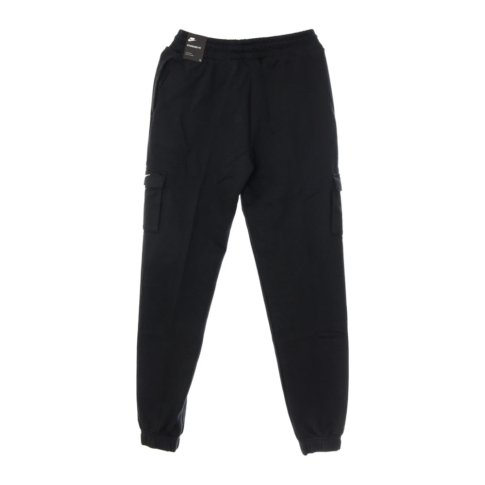 Nike Fleece Trainingsbroek met Swoosh Logo Black Dames