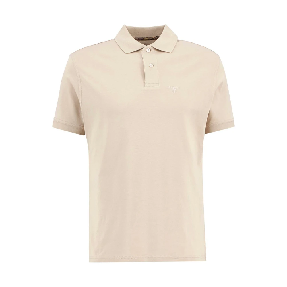 Barbour Beige Polo Shirts, Male, M, Hylton Polo Shirt