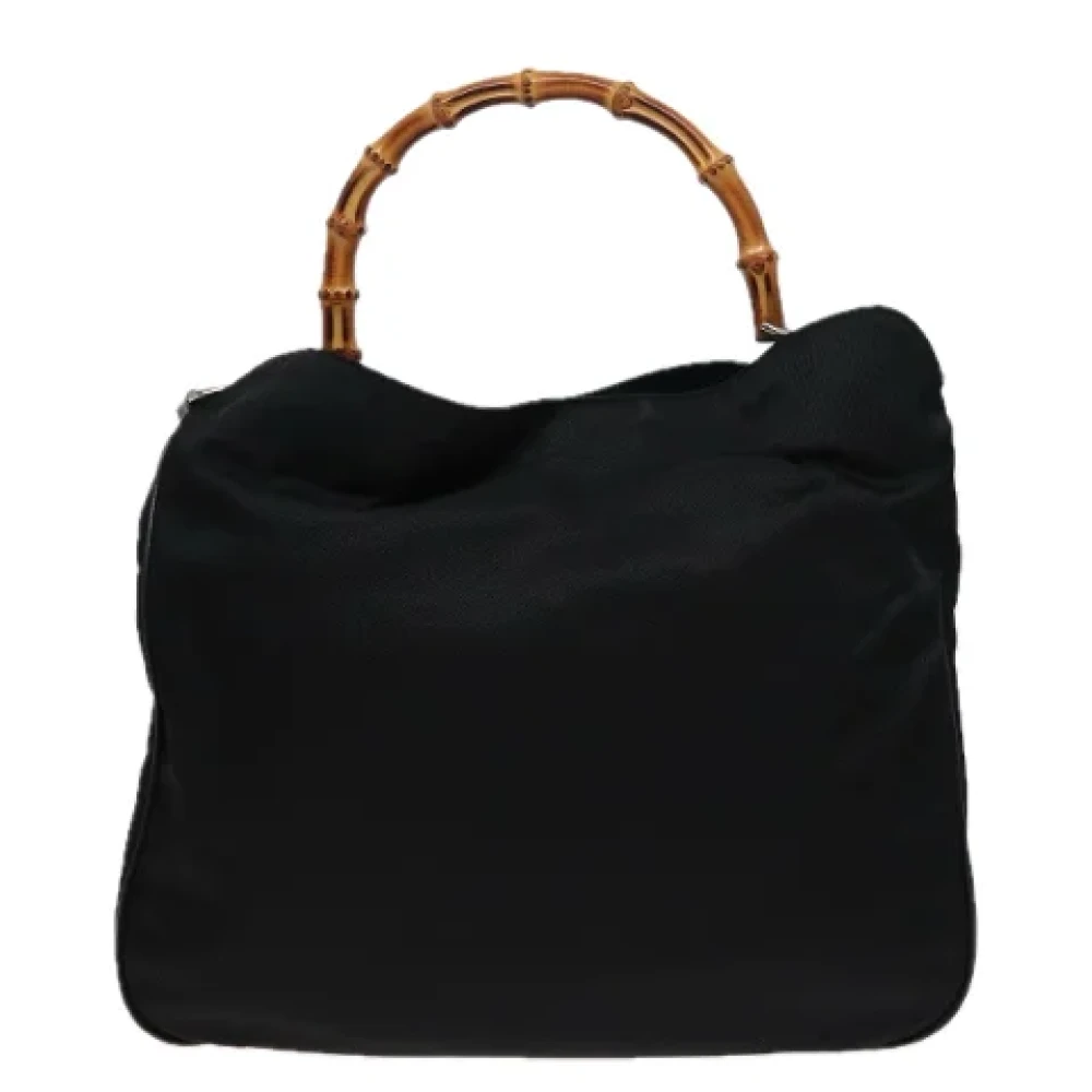 Gucci Vintage Pre-owned Nylon gucci-bags Black Dames