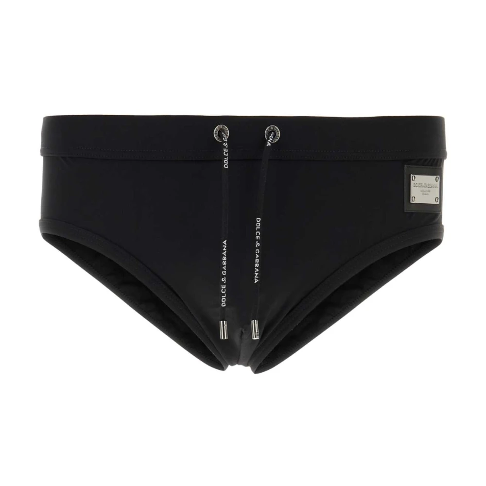 Dolce & Gabbana Uomo Nero Costumi Da Bagno, S, New,