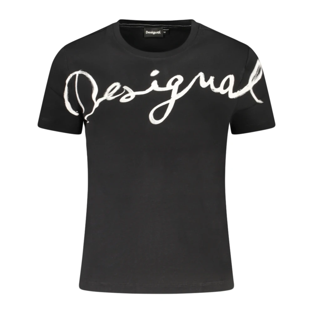 Desigual Vrouw Zwart Tops Dames, Xs, Katoen, Florencia T-Shirt