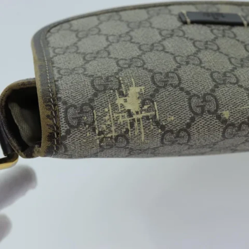 Gucci Vintage Pre-owned Canvas gucci-bags Beige Dames