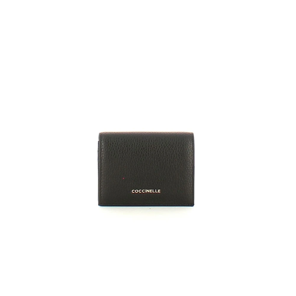 Coccinelle Black Wallets & Cardholders, Female, One Size, Metallic Soft Card Holder