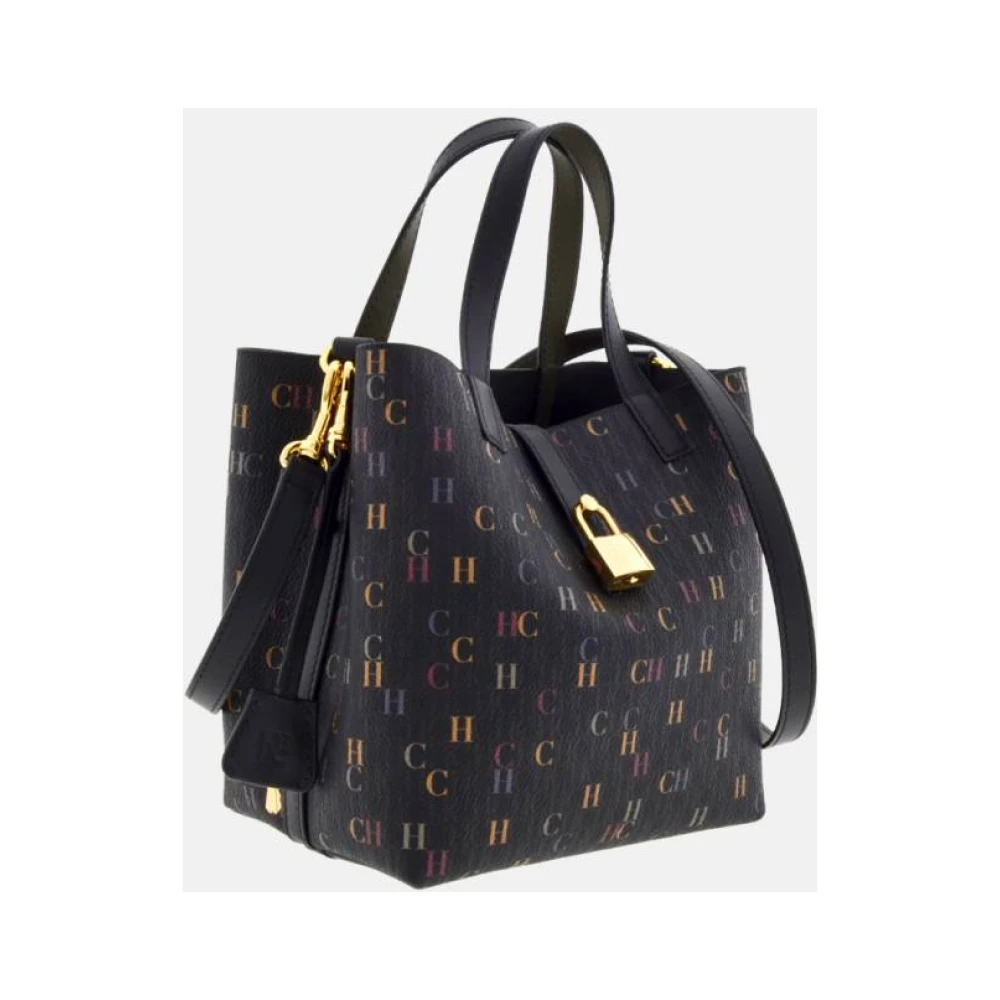 Carolina Herrera Vergrendelde XS Matryoshka Handtas Black Dames