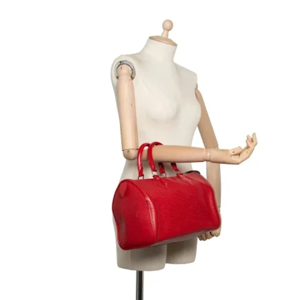 Louis Vuitton Vintage Pre-owned Leather handbags Red Dames