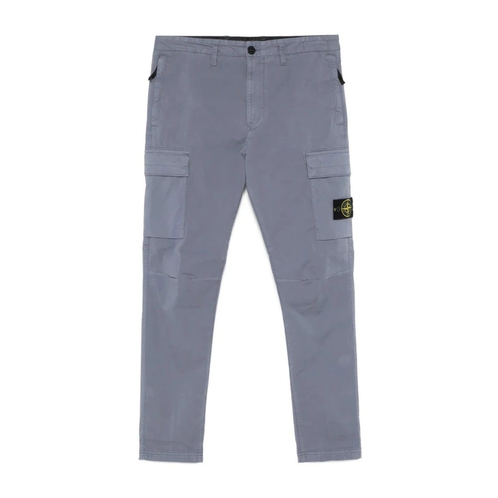 Stone Island Casual Cargo Broeken voor Mannen Blue Heren