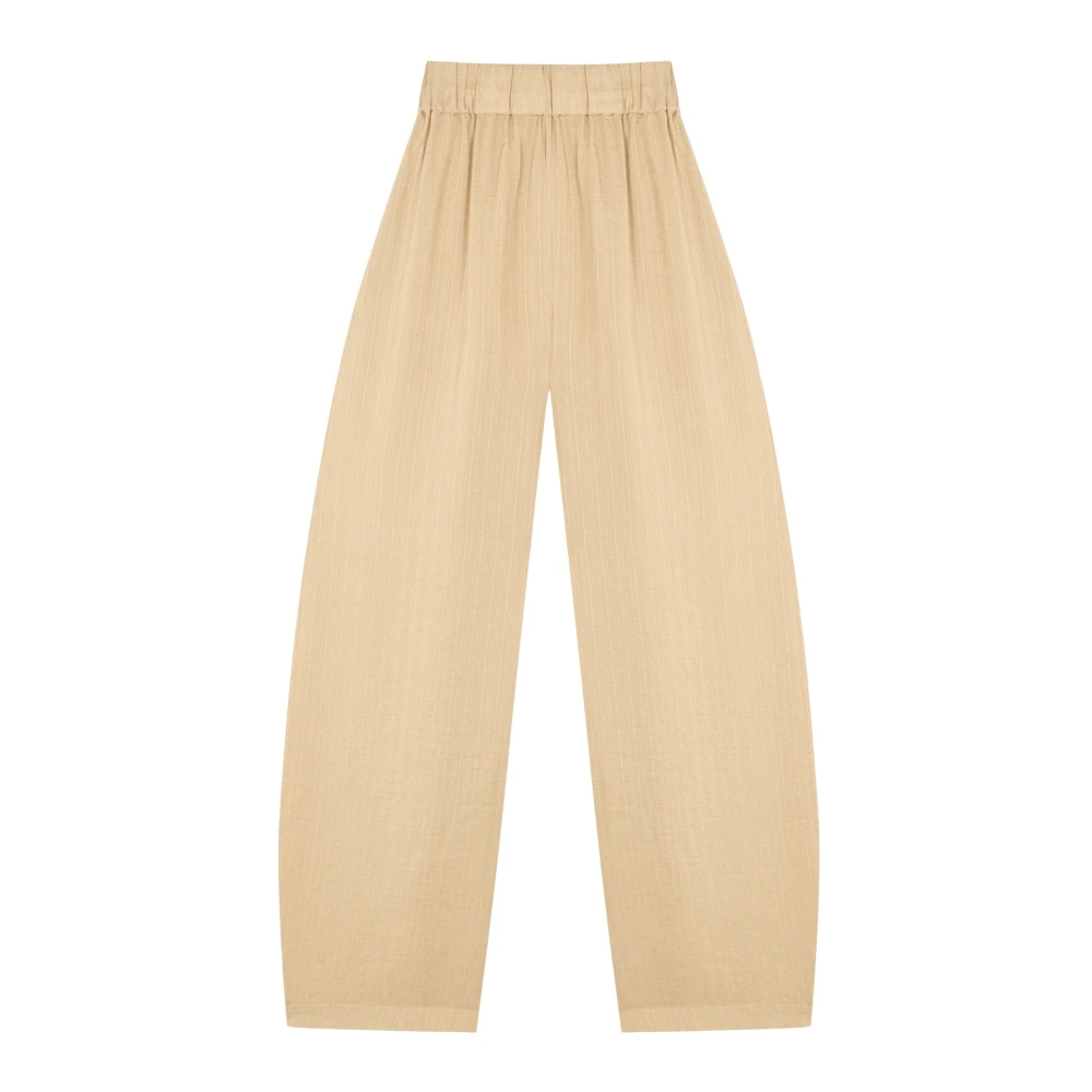 Cortana Women's Beige Tapered Trousers, Xs, Eloise Trousers