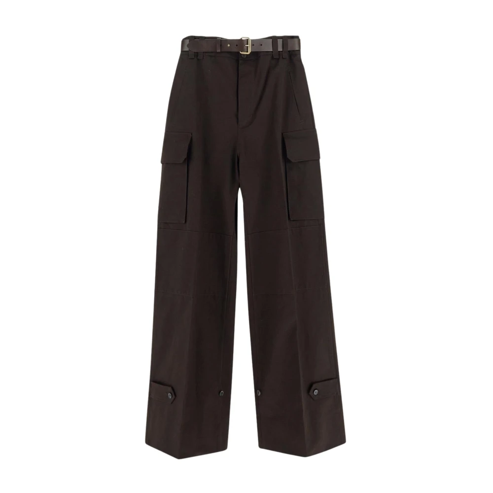 Saint Laurent Cargo Broek Brown Dames