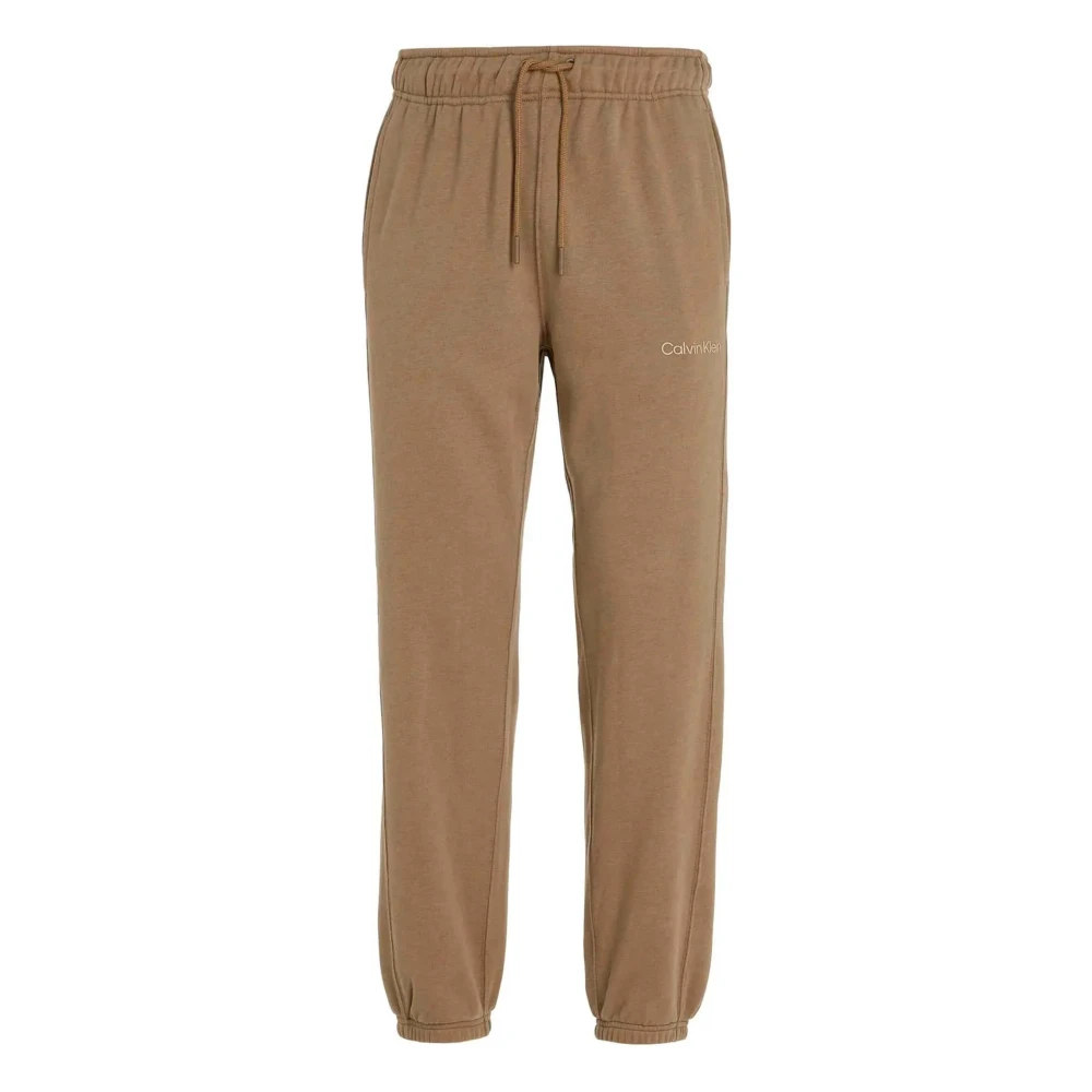 Calvin Klein Comfortabele en stijlvolle gebreide broek Brown Heren
