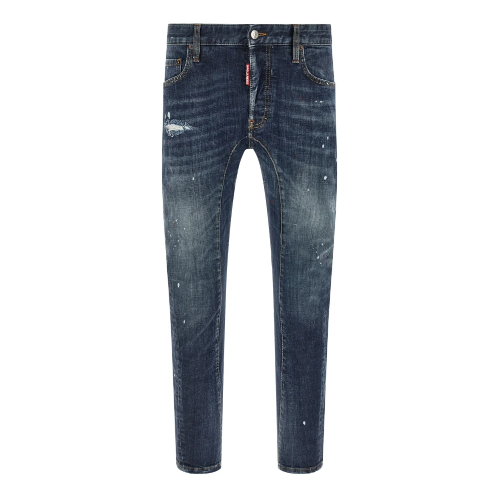 Dsquared2 Men's Blue Tidy Biker Jeans
