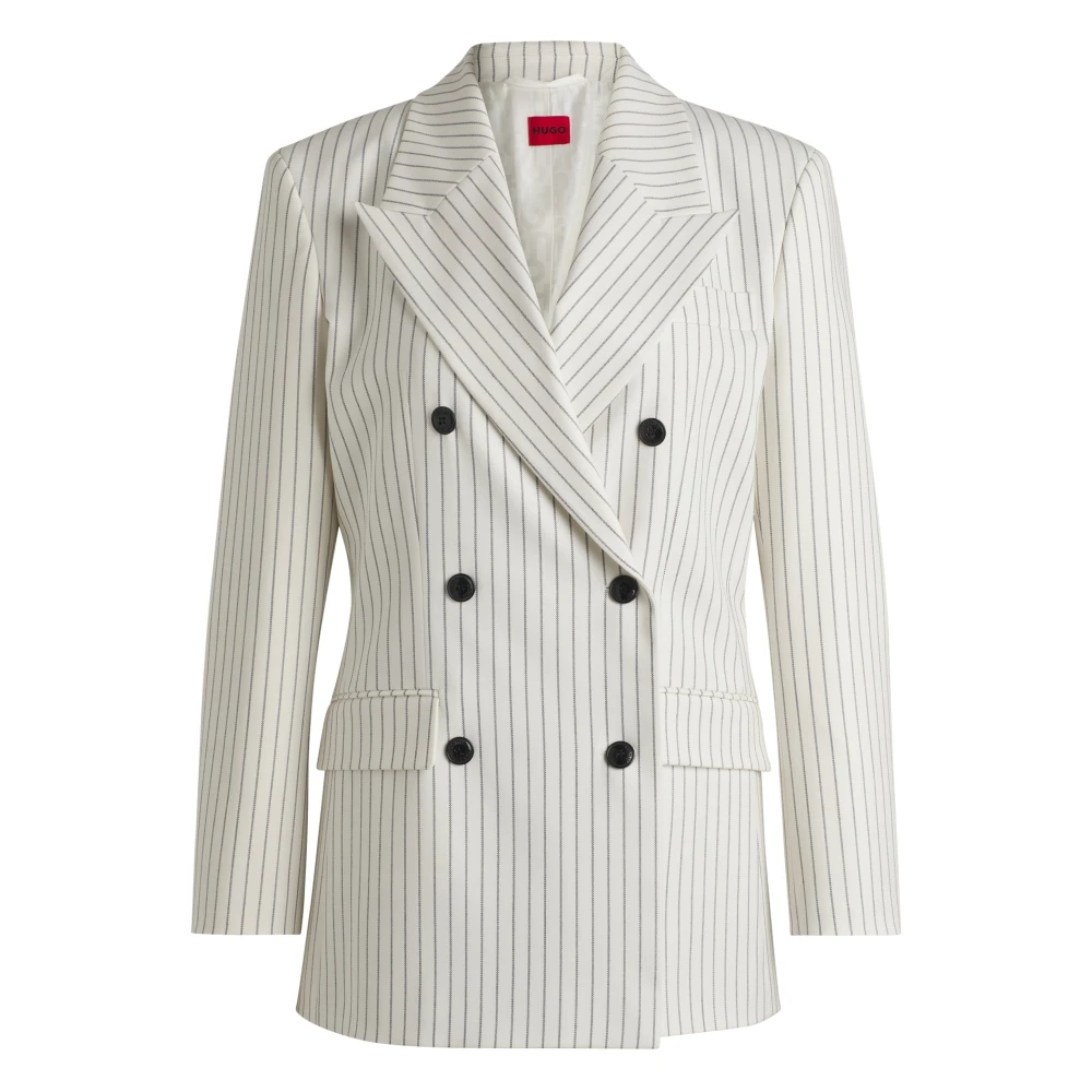 Hugo - Jackets > Blazers - Beige - Hugo - Modalova