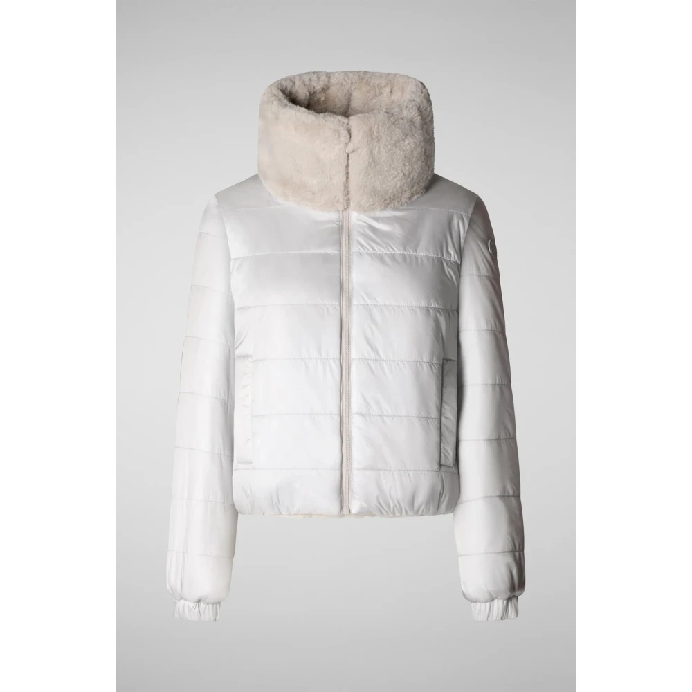Save The Duck Faux Fur Jeon Jas Beige Dames