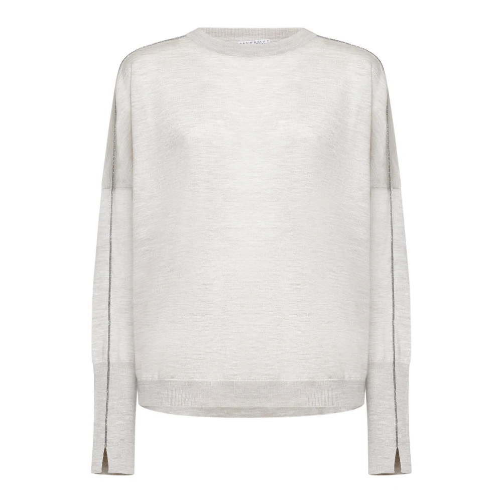 BRUNELLO CUCINELLI Luxe Sweaters Collectie Beige Dames