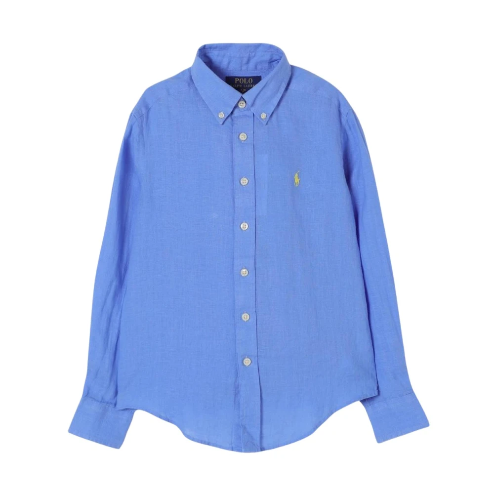 Polo Ralph Lauren Boys White Linen Shirt For Kids