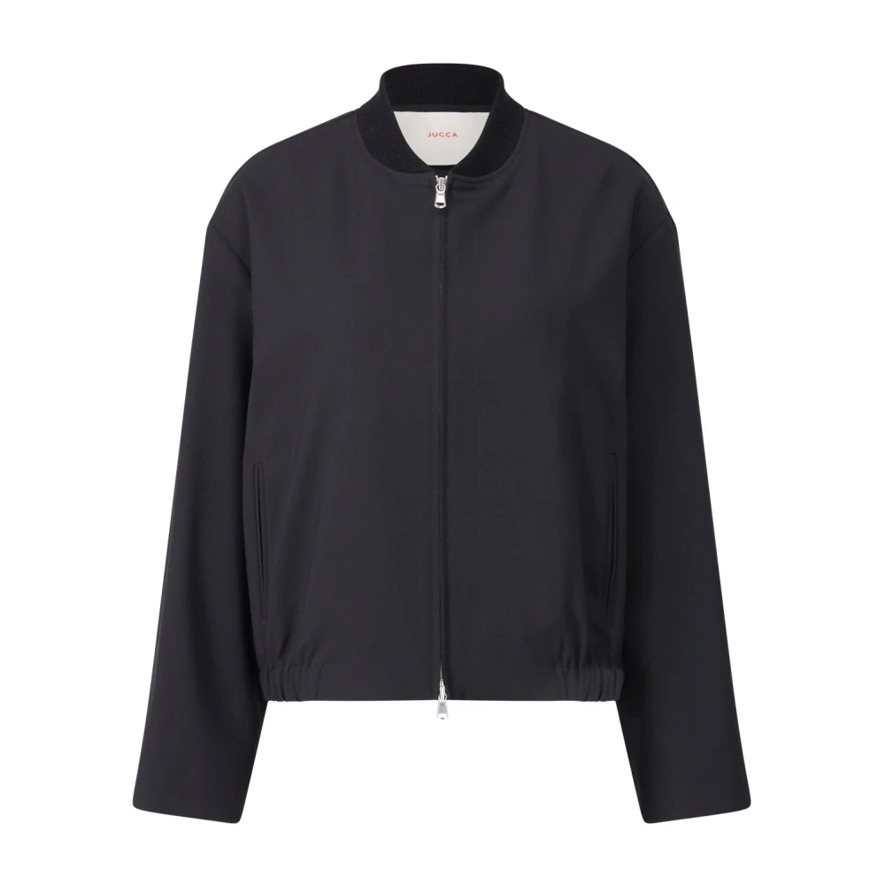 Jucca Moderne Fleece Wol Jack Black Dames
