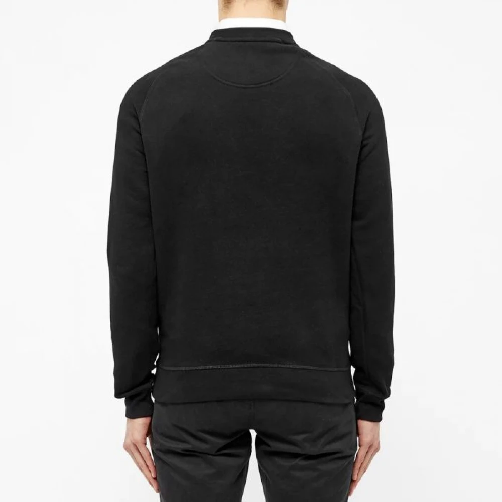 Barbour Essentiële Crew Sweatshirt met Raglan Mouwen Black Heren