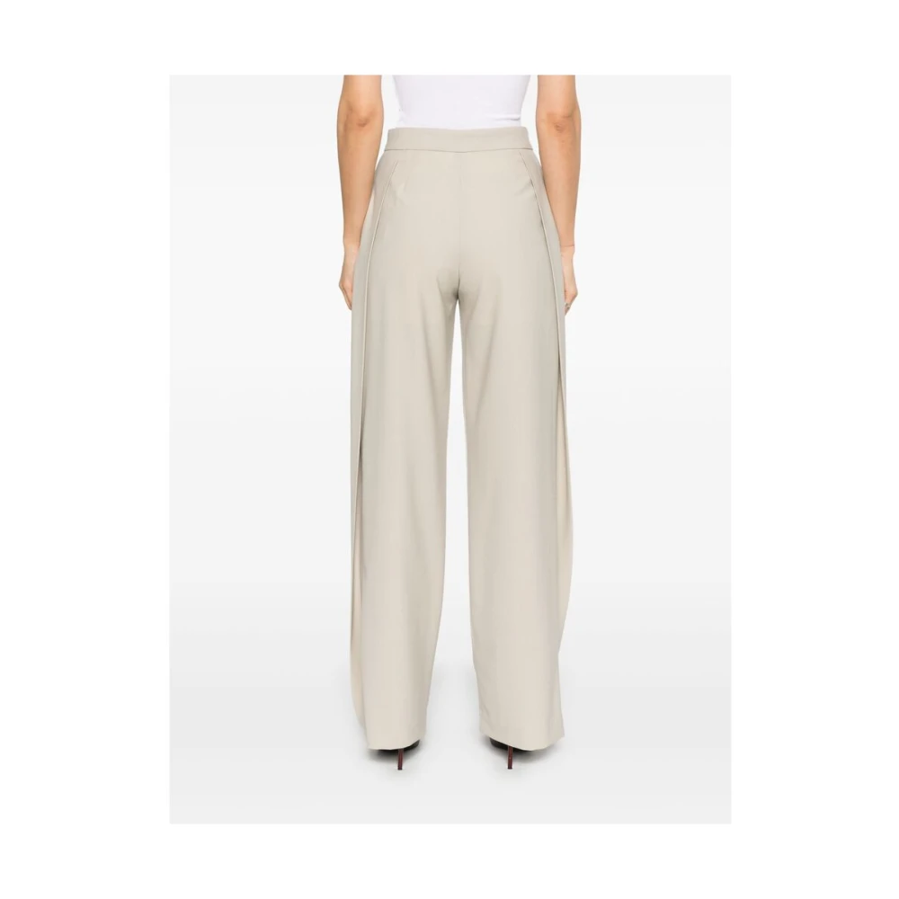 IRO Lichtgrijze Gedrapeerde Plooi Broek Gray Dames