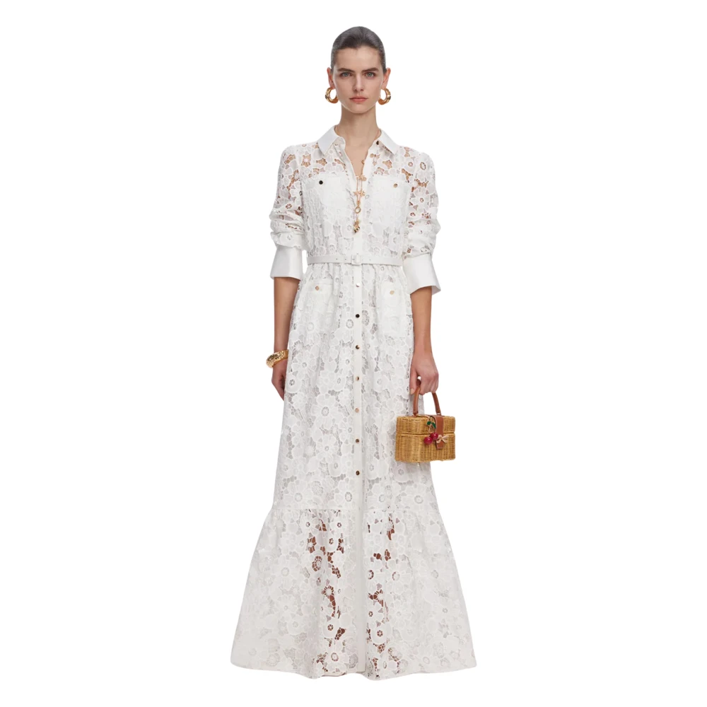 Self Portrait Women's White Gowns, Xs, Dresses