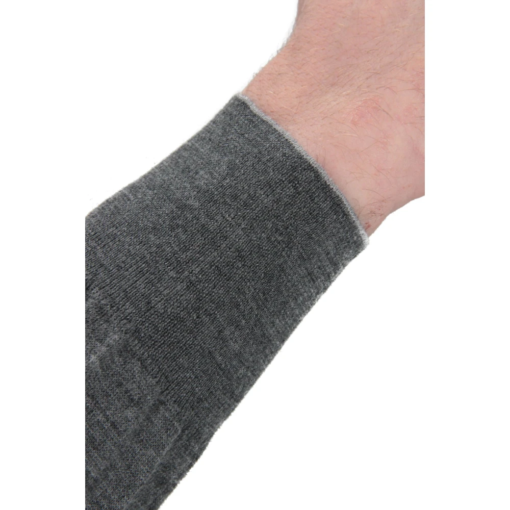 BRUNELLO CUCINELLI Kasjmierwol Coltrui Trui Grijs Gray Heren