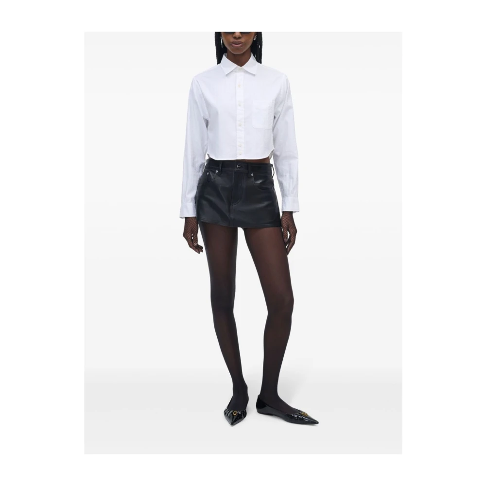 Marc Jacobs Witte Monogram Jacquard Shirt White Dames