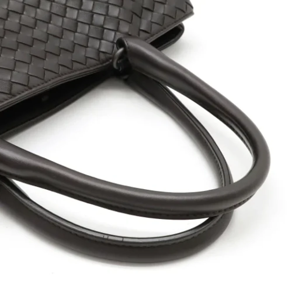 Bottega Veneta Vintage Pre-owned Leather handbags Brown Dames