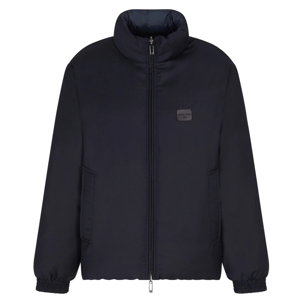 Emporio Armani Herren Blau Jacken, Xlgröße: