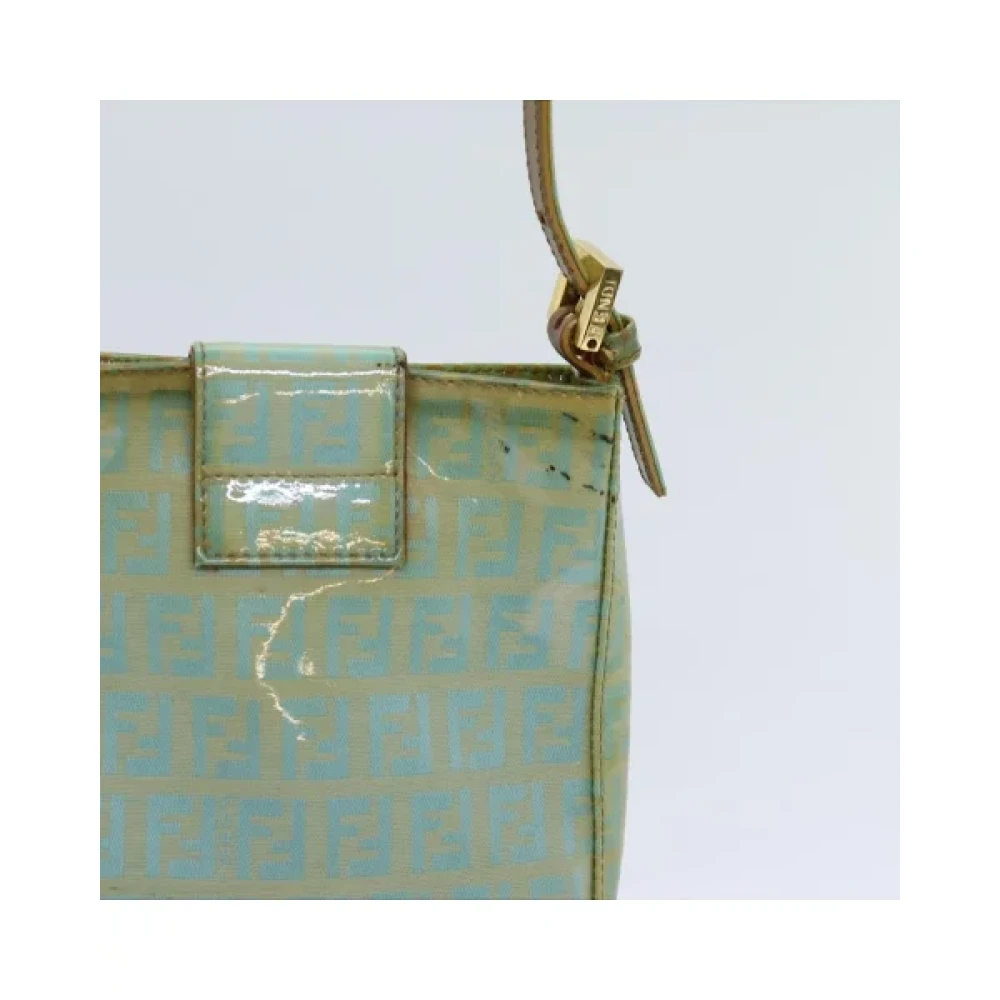 Fendi Vintage Pre-owned Canvas fendi-bags Green Dames